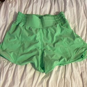 Green Women's Lululemon Hotty-Hot Shorts